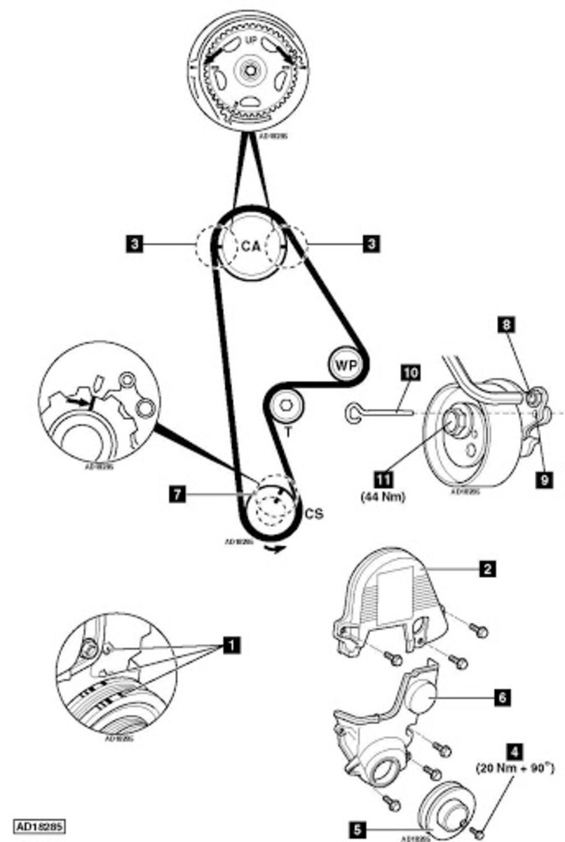 1998 Honda Civic Timing Belt Diagram Timing Belt Kit With Water Pump Head Gasket Set Bolts