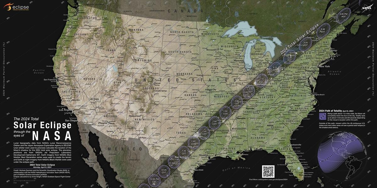 2024 Solar Eclipse Path Times How And Where To See It 2024 Solar Eclipse Path Times How And Where To See It