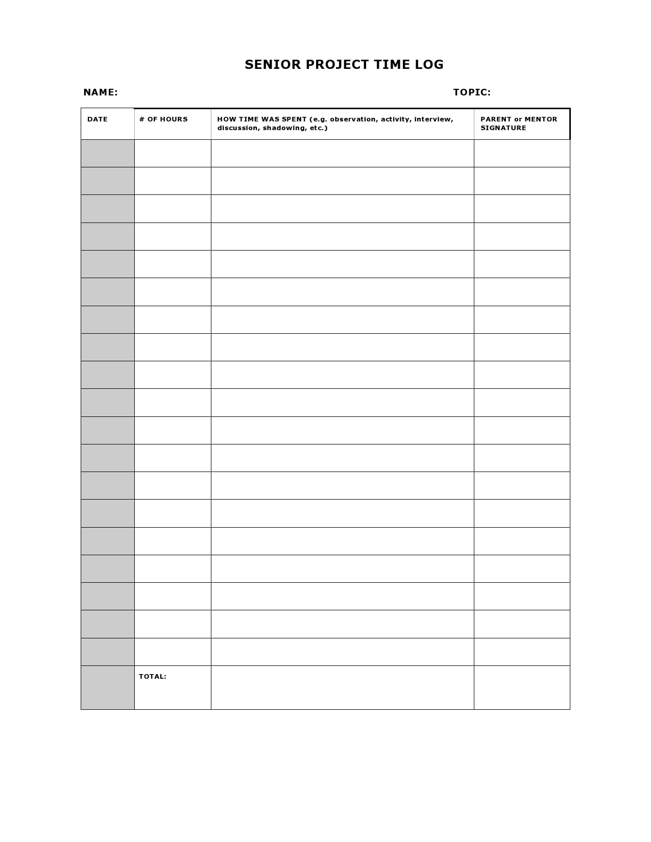 30 Printable Time Log Templates Excel Word TemplateArchive 30 Printable Time Log Templates Excel Word TemplateArchive