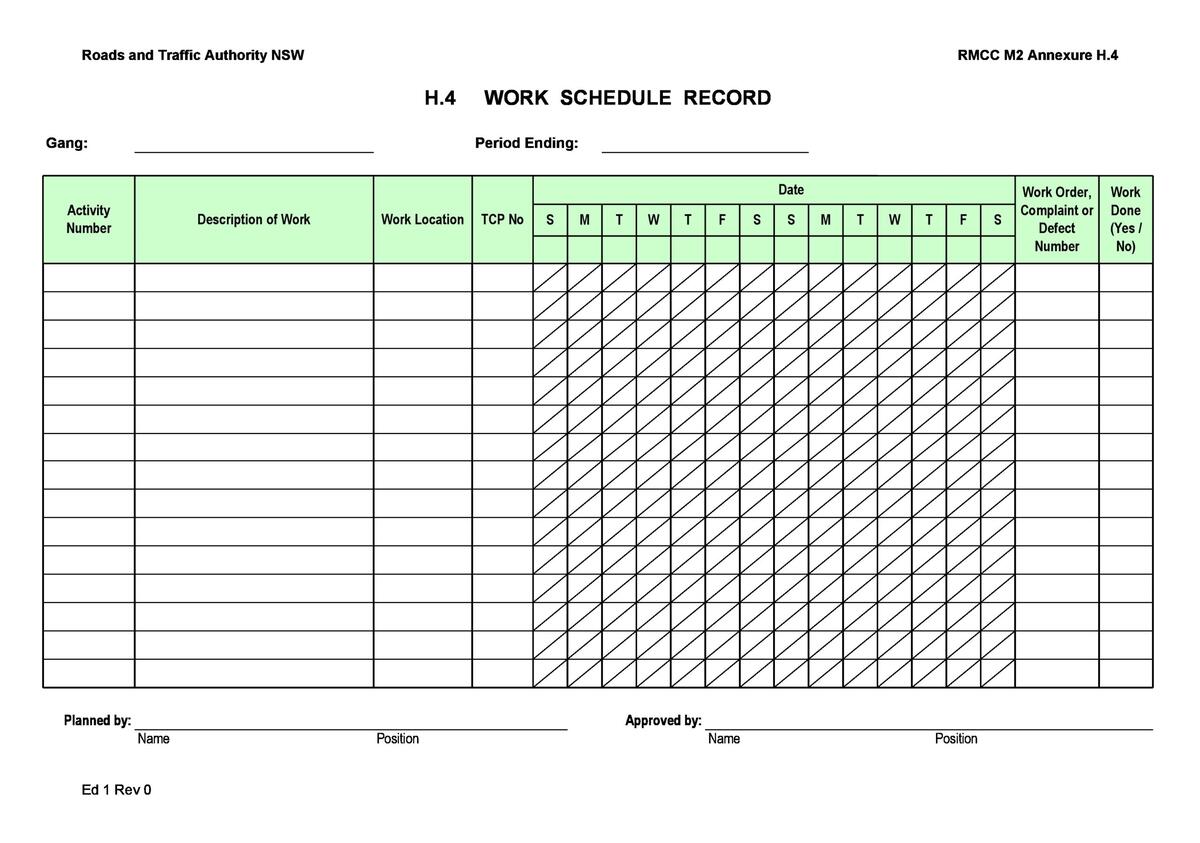 37 Free Employee Schedule Templates Excel Word PDF 37 Free Employee Schedule Templates Excel Word PDF