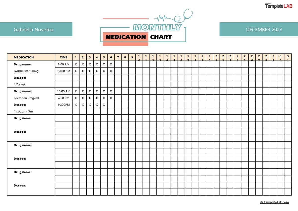 Medication Log Printable Medication Tracker Medication Chart Daily Medication Log Report Schedule Medication List Template Planner PDF Etsy