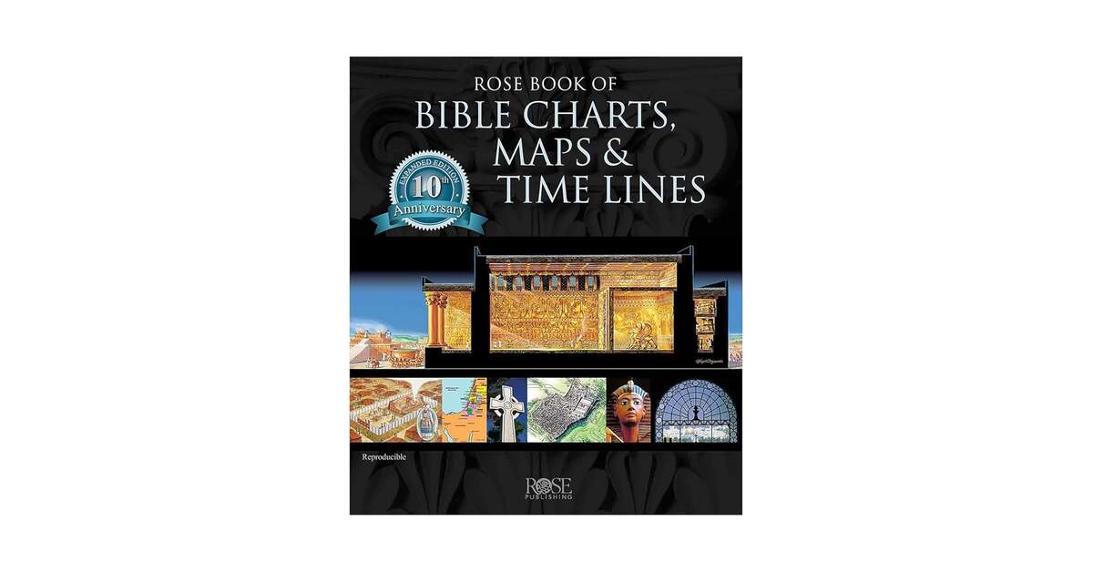 Amazon Rose Book Of Bible Charts Maps And Time Lines 6012723723917 Rose Publishing Libros