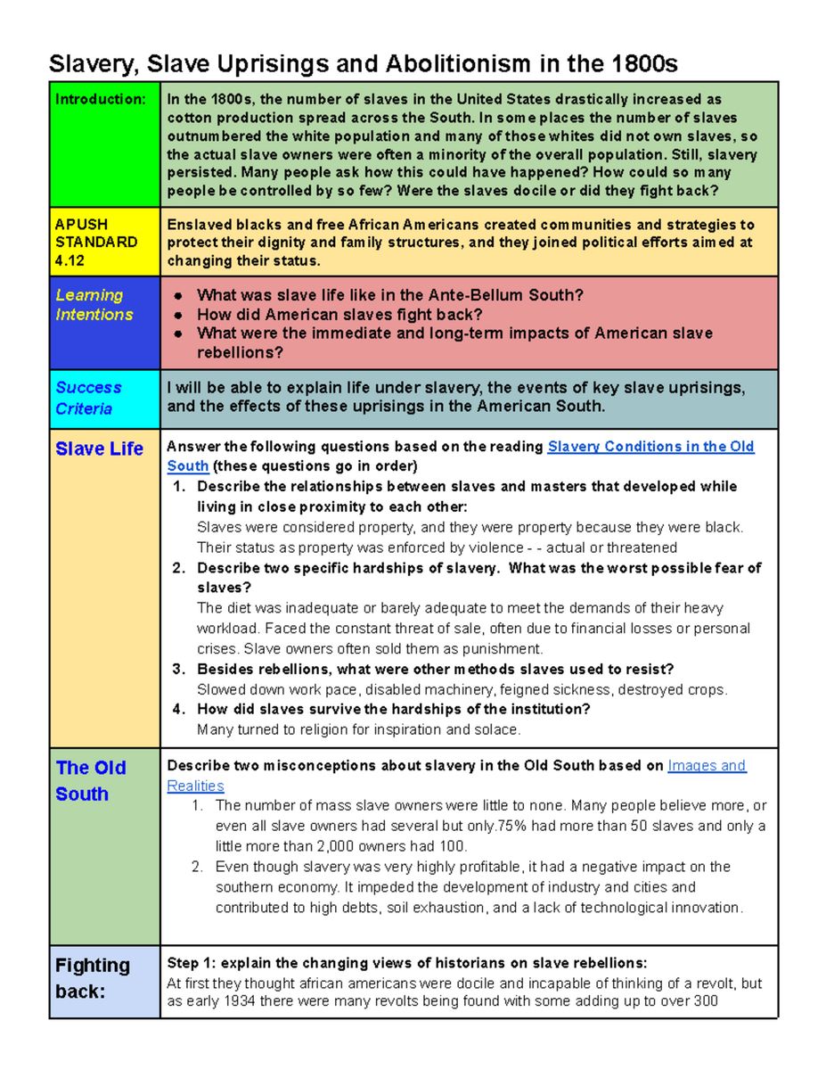 APUSH Review Periods 1 5 Key Concepts Fill In The Blank Guide Studocu