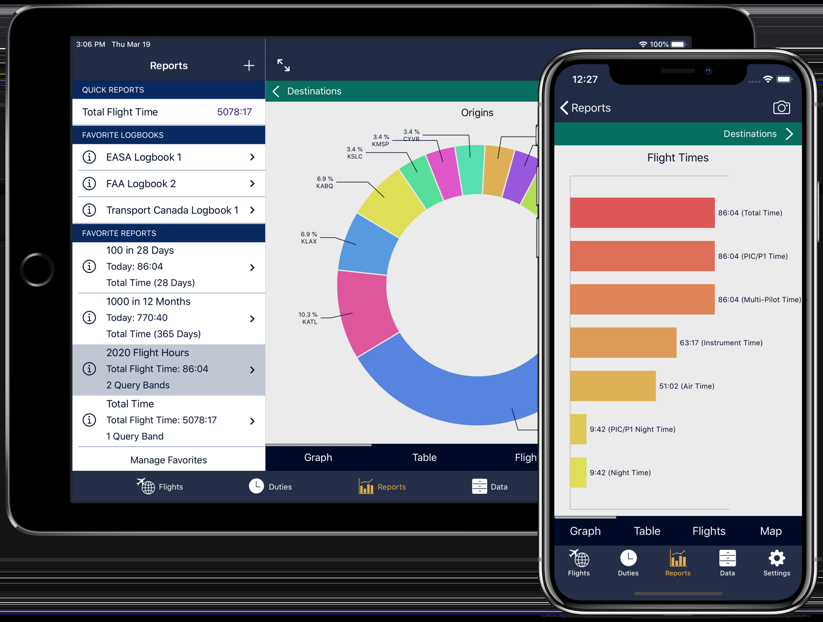 AvionLog Advanced Pilot Logbook App