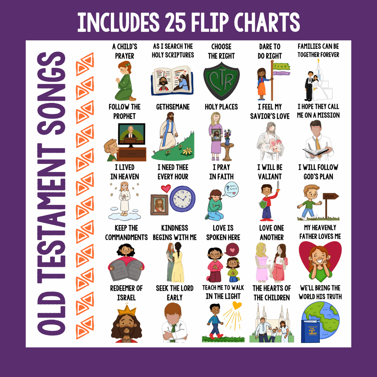 BEST Primary Flip Charts For Singing Time Primary Singing