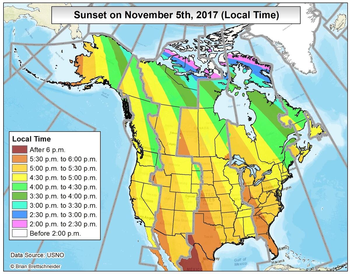 Brian B S Climate Blog Daylight Twilight Astronomical Maps