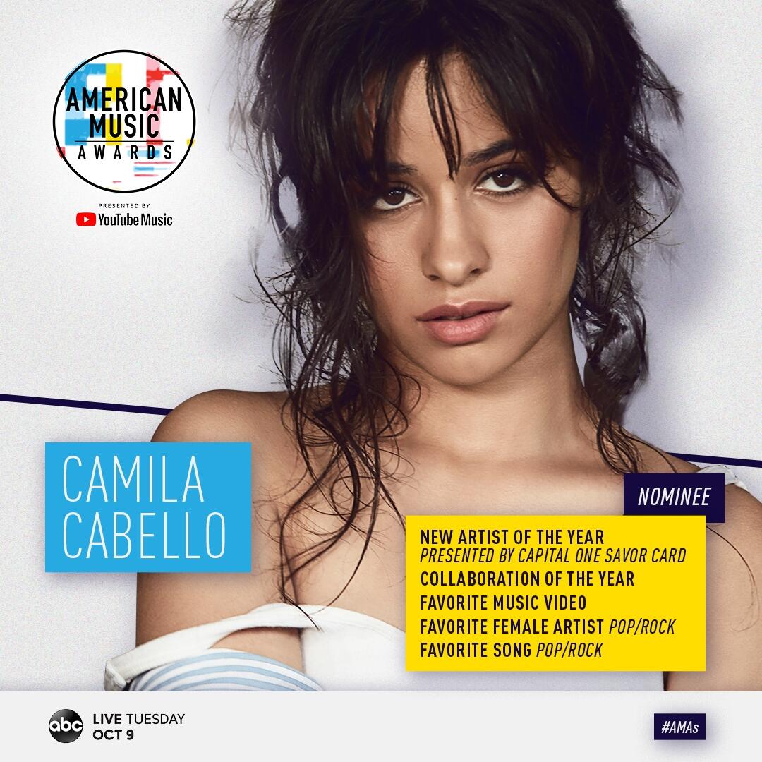 Camilla Cabello And Shawn Mendes With Zedd To Perform At The 2018 American Music Awards American Music Awards