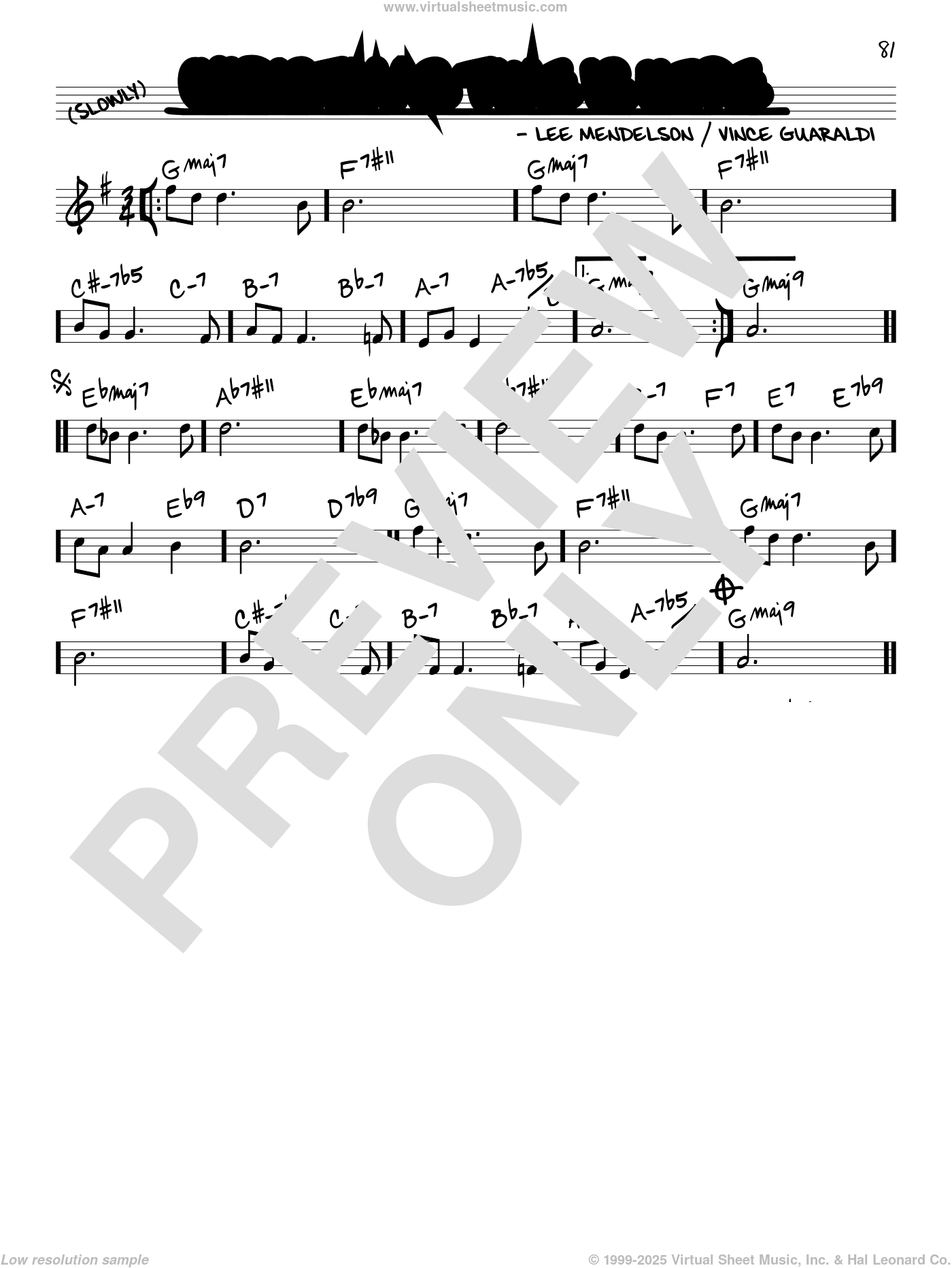 Christmas Time Is Here Sheet Music Real Book Melody And Chords Real Book Christmas Time Is Here Sheet Music Real Book Melody And Chords Real Book