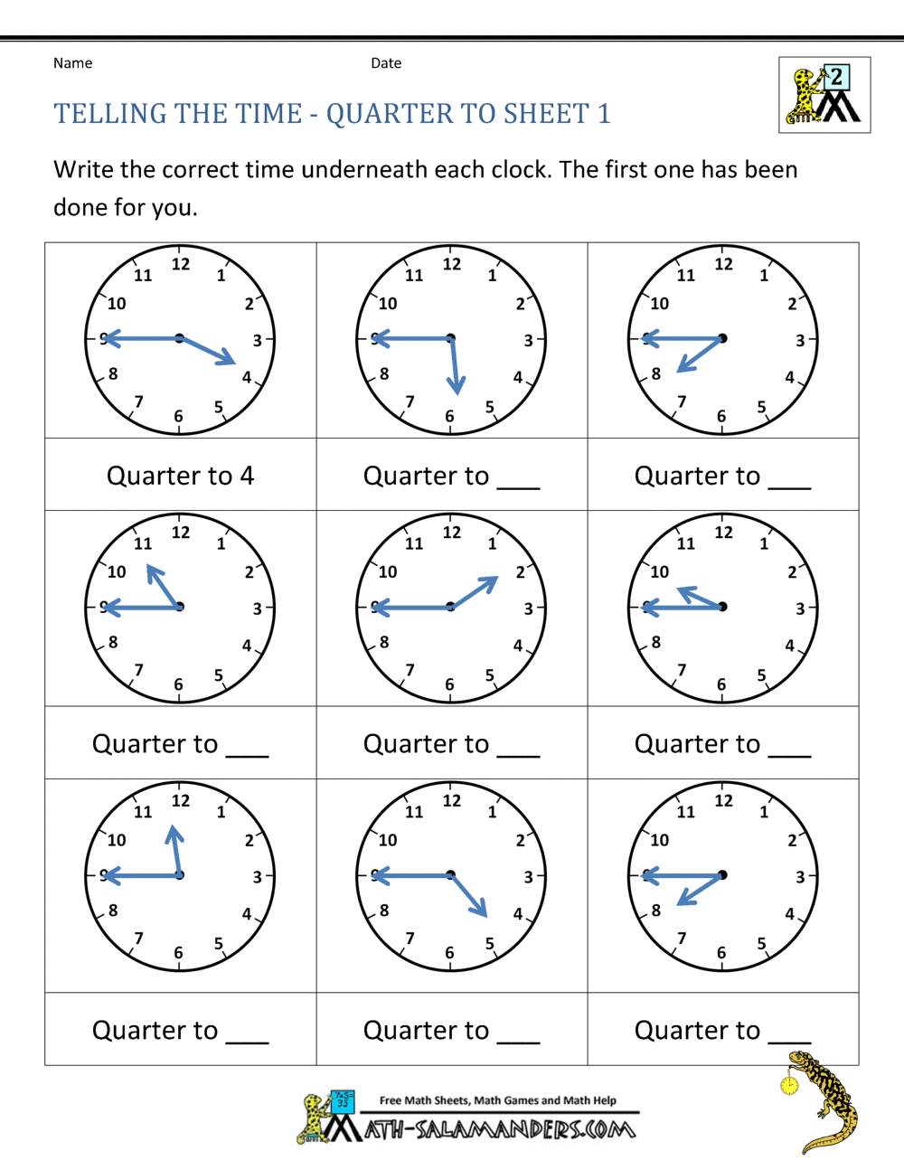 Clock Worksheet Quarter Past And Quarter To 110 Ideas Kindergarten Worksheets Free Preschool Worksheets Alphabet Worksheets Preschool