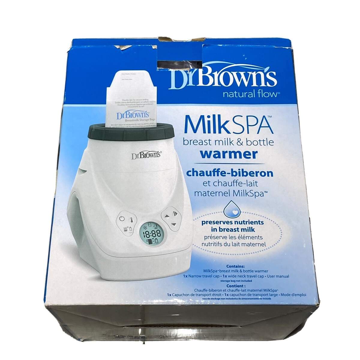 Dr Brown Bottle Warmer Time Chart Instructions PDF Brown s Natural Flow MilkSPA Breastmilk And