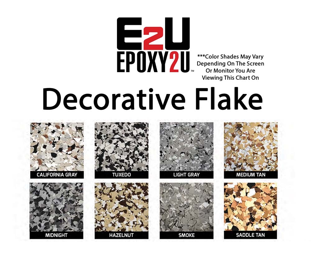 E2U Shop Our One Day Garage Flake Flooring System Products
