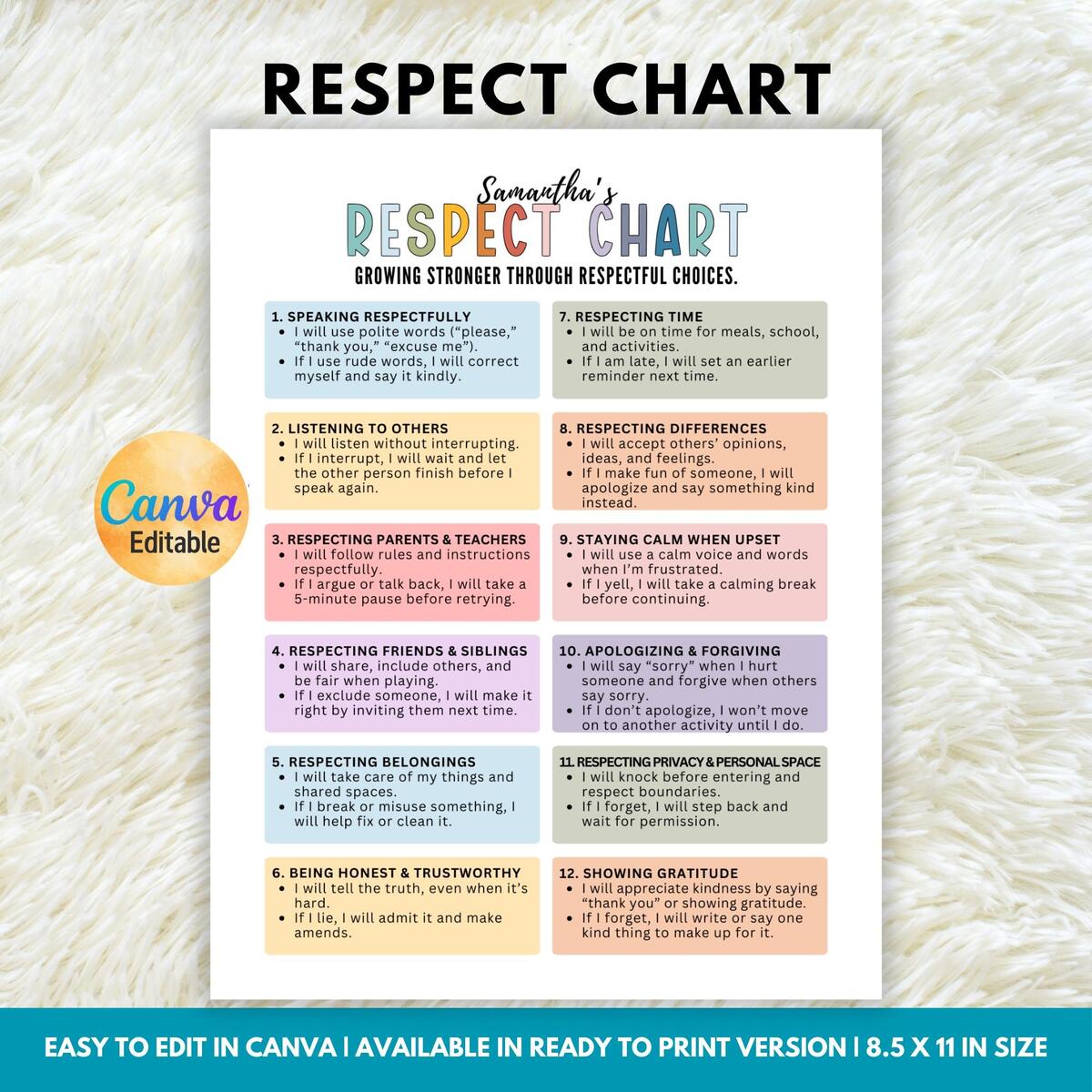 Editable Respect Chart For Kids Positive Behavior Consequence Chart Classroom Or Homeschool Behavior Management Discipline Chart Etsy Editable Respect Chart For Kids Positive Behavior Consequence Chart Classroom Or Homeschool Behavior Management Discipline Chart Etsy