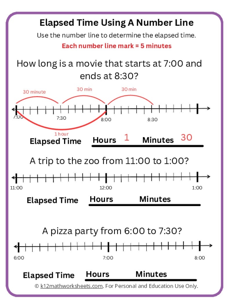 Elapsed Time Worksheets K12 Math Worksheets Elapsed Time Worksheets Superstar Worksheets