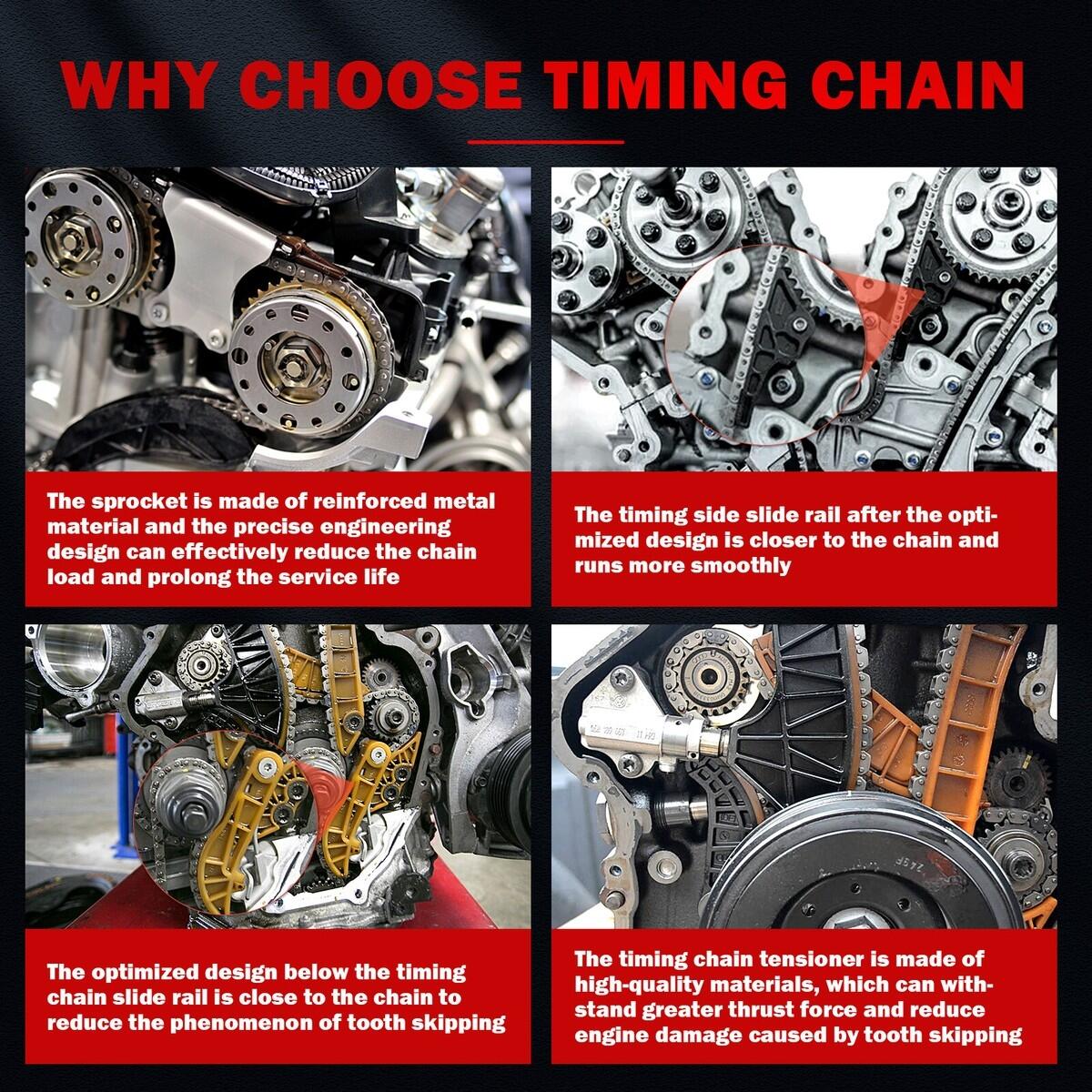 Engine Timing Chain Kit For 91 99 For Nissan Sentra 1 6L 13510 10Y13 TK3024 EBay