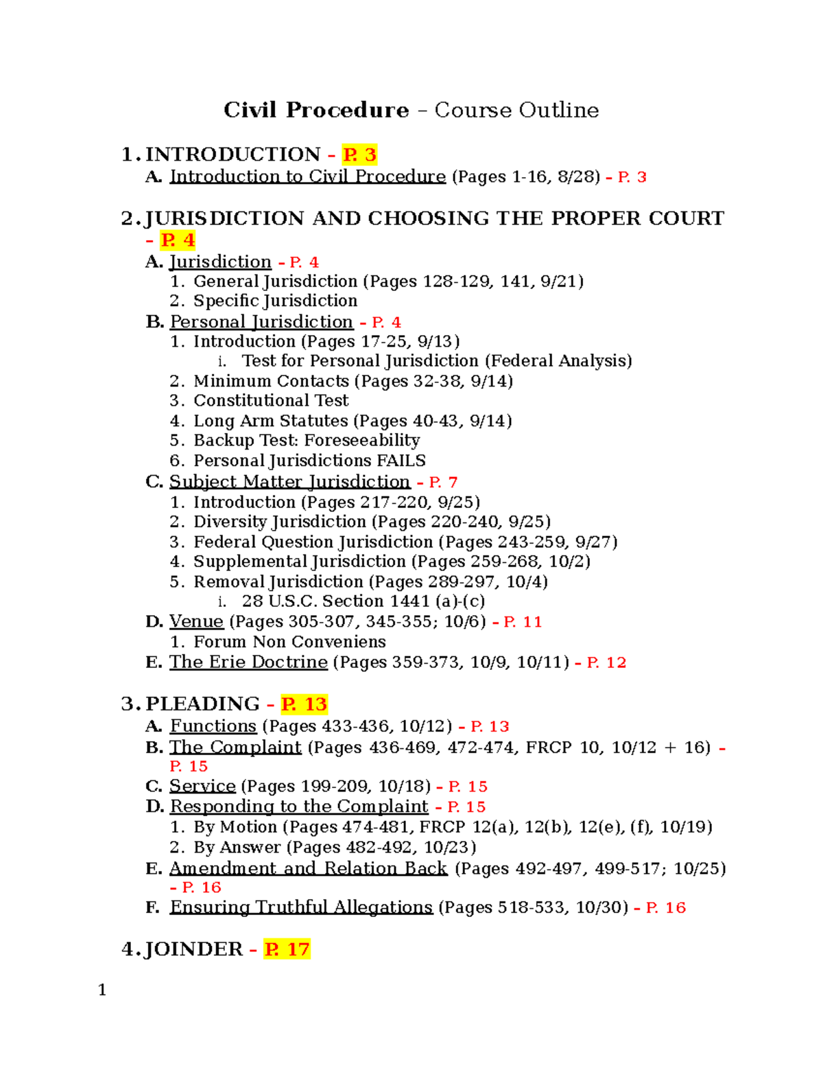 FRCP 1 68 Comprehensive Rules Chart Analysis For Civil Procedure Studocu