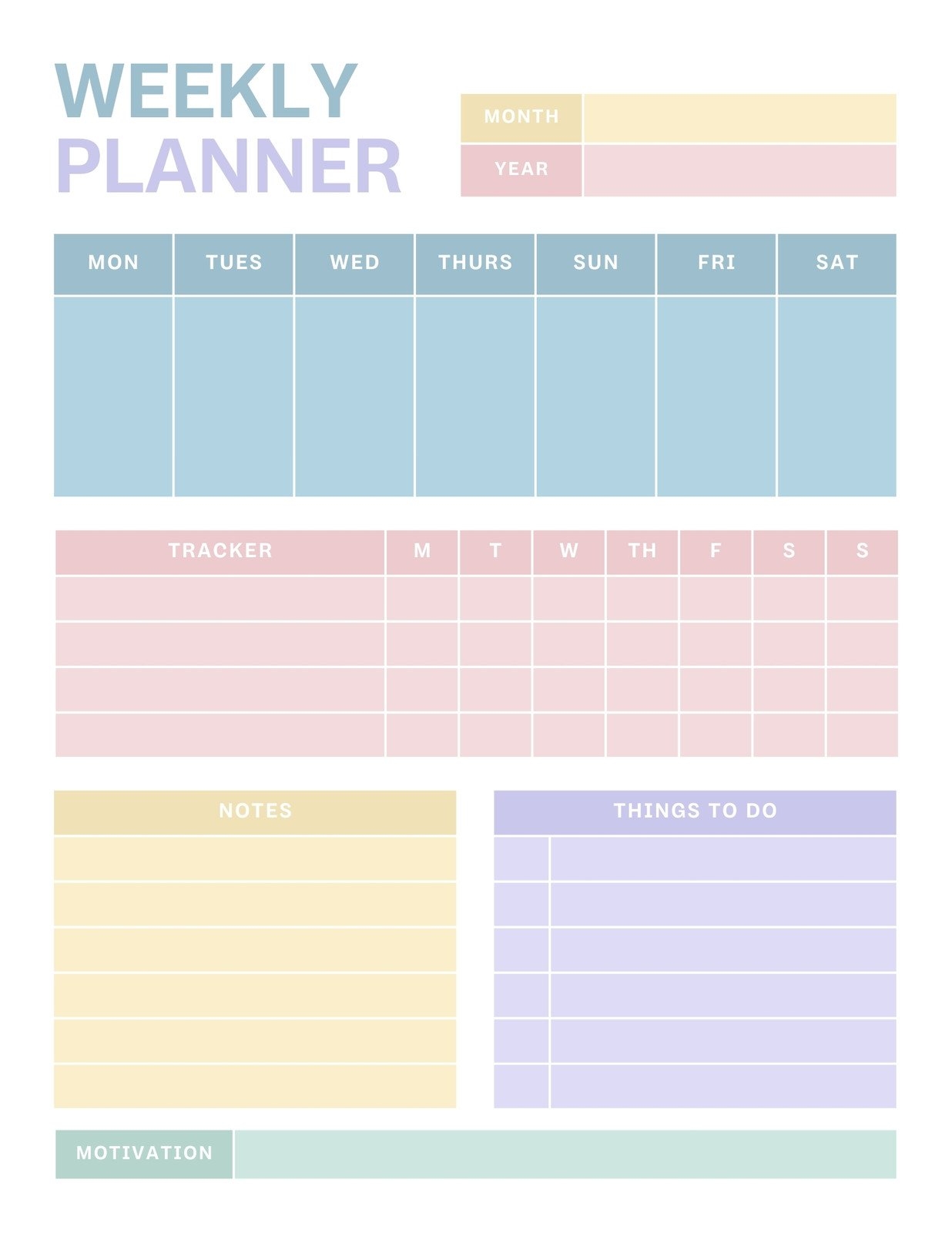 Free And Customizable Weekly Schedule Templates Canva