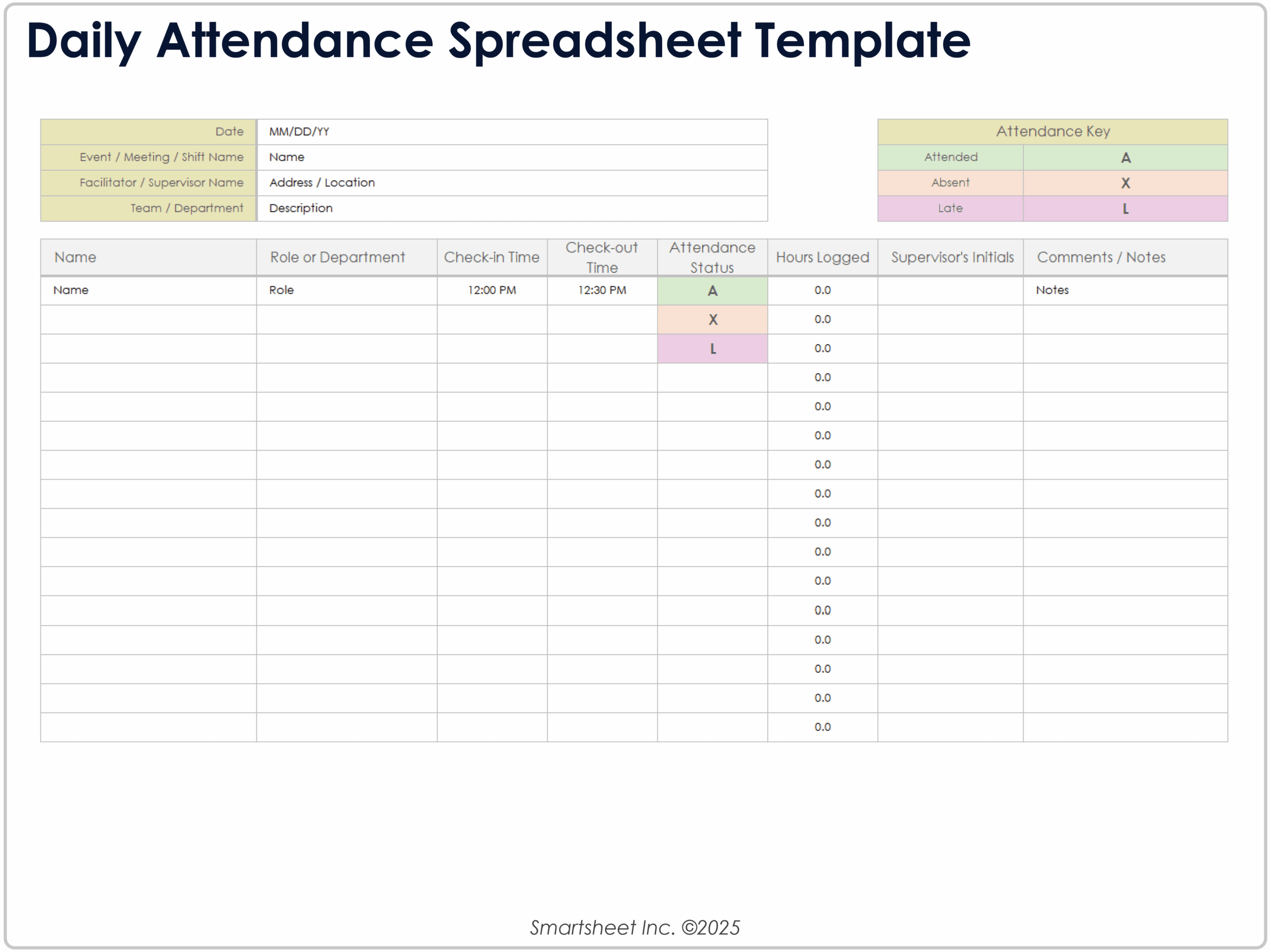 Free Staff Schedules Templates All Types Formats