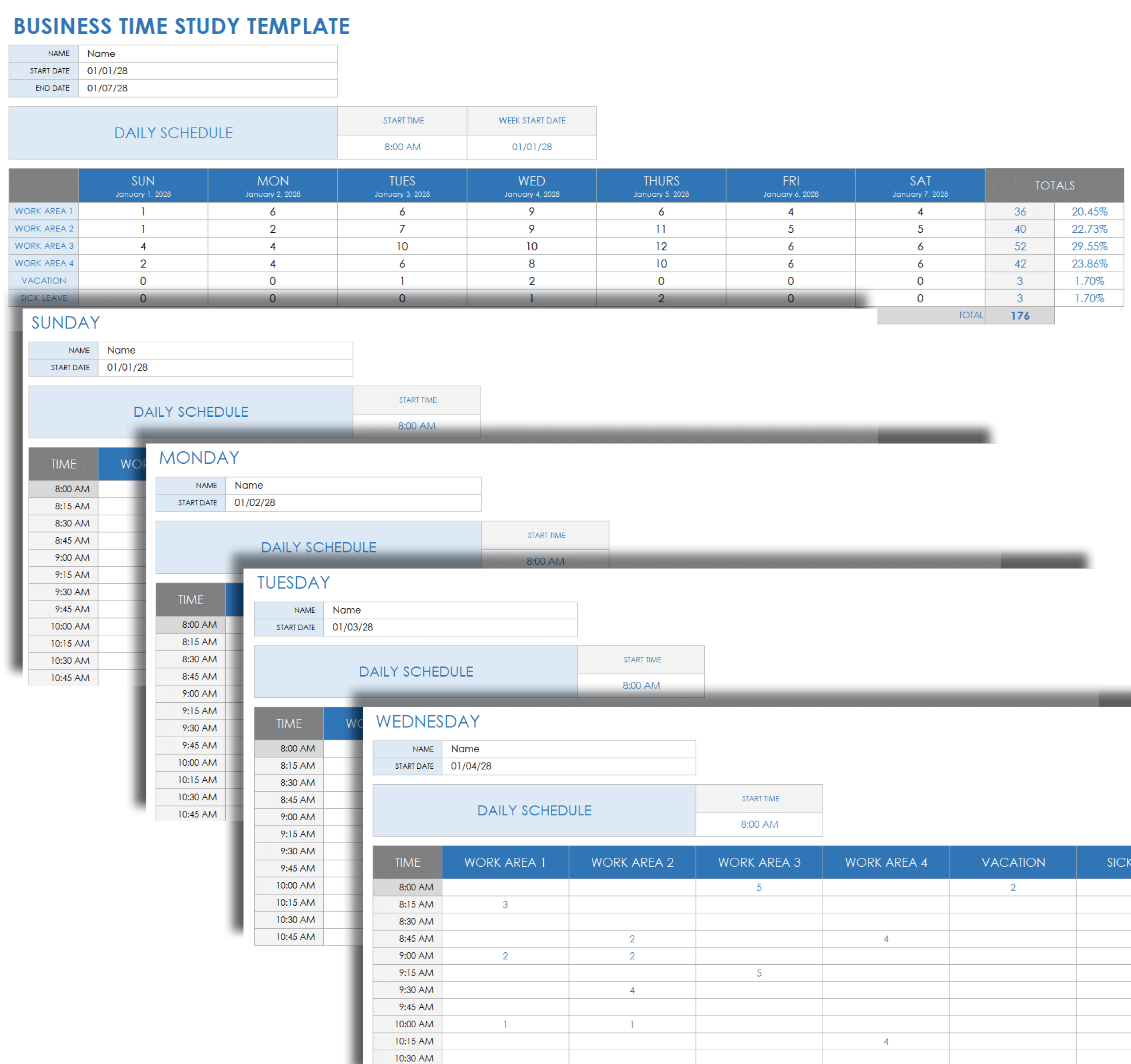 Free Time Study Templates Smartsheet Free Time Study Templates Smartsheet