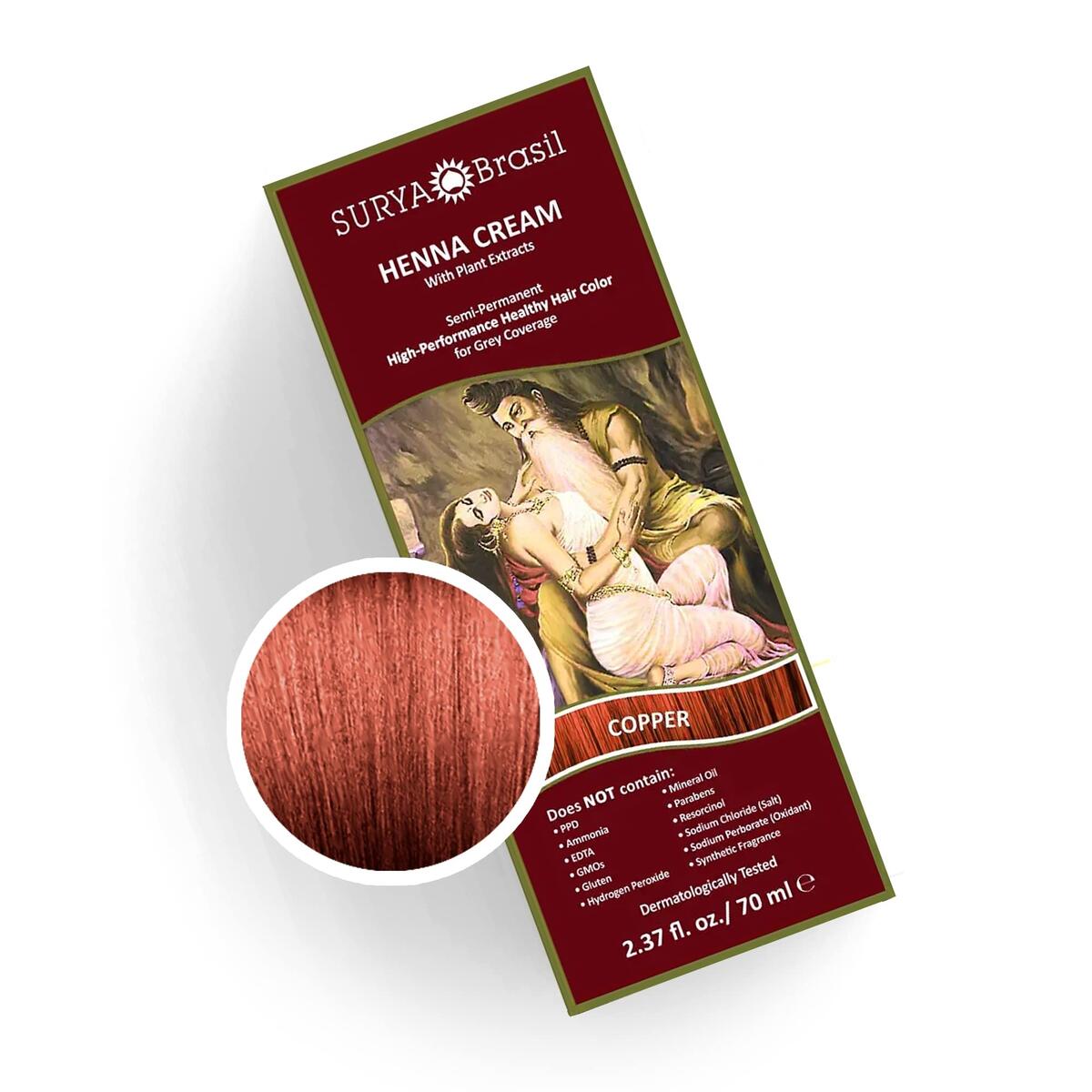 Henna Cream Hair Color Copper 2 37 Fl Oz 70 Desertcart Seychelles