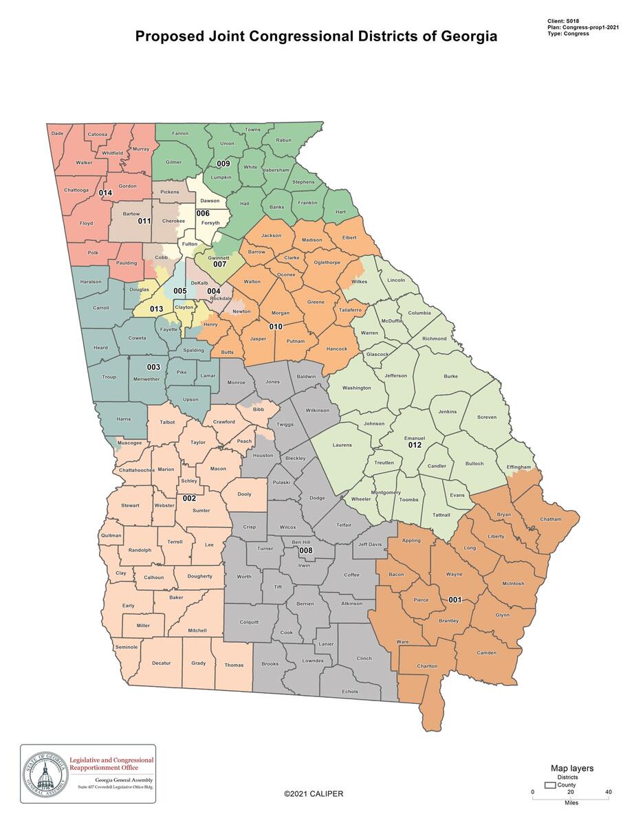Here s How Redistricting Changed Georgia s 2022 Maps For The House State Senate And U S House Atlanta Magazine