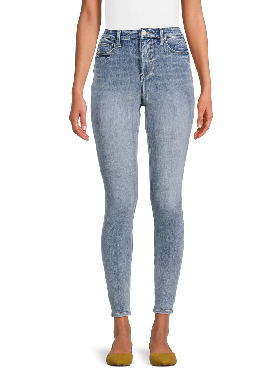 High Rise Time And Tru Jeans Size Chart Time And Tru Women S High Rise Skinny Jeans