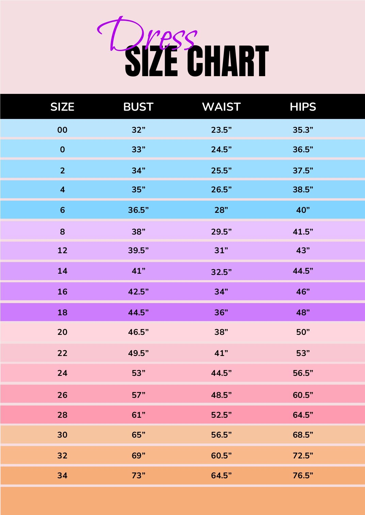 Hot Dress Sizes Outlet Online