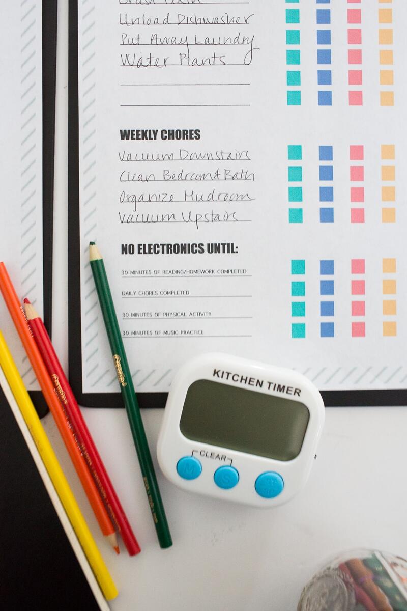 How To Limit Screen Time For Kids And Free Printable Chore Charts How To Limit Screen Time For Kids And Free Printable Chore Charts