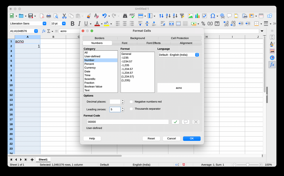 How To Prevent OpenOffice LibreOffice Calc From Changing What You Input Data Numbers Stack Overflow
