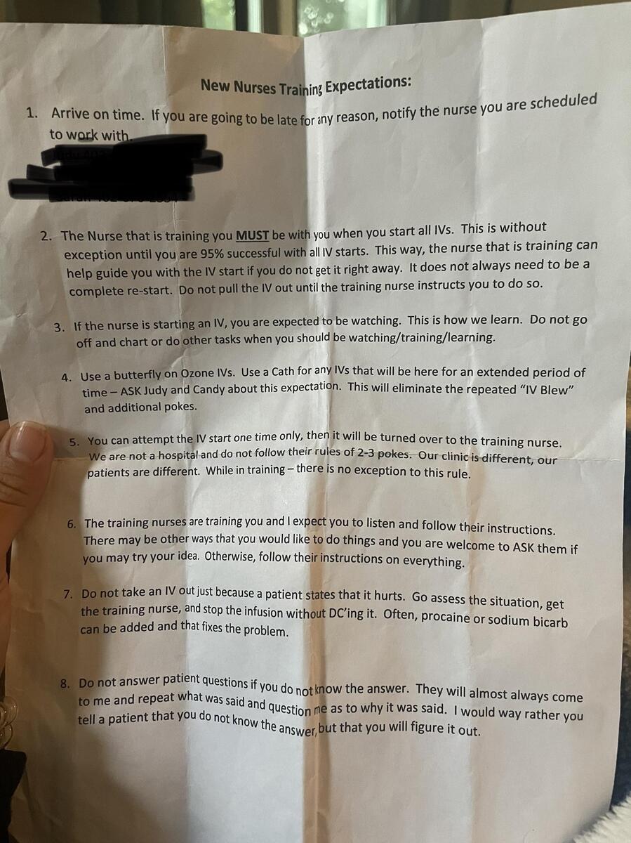 I Made The Decision To Transition From Hospital Nursing To A Clinic That Does IV Infusions I Thought I Was Doinggood Never Stuck Anyone Twice Much Less 3x But Then The NP