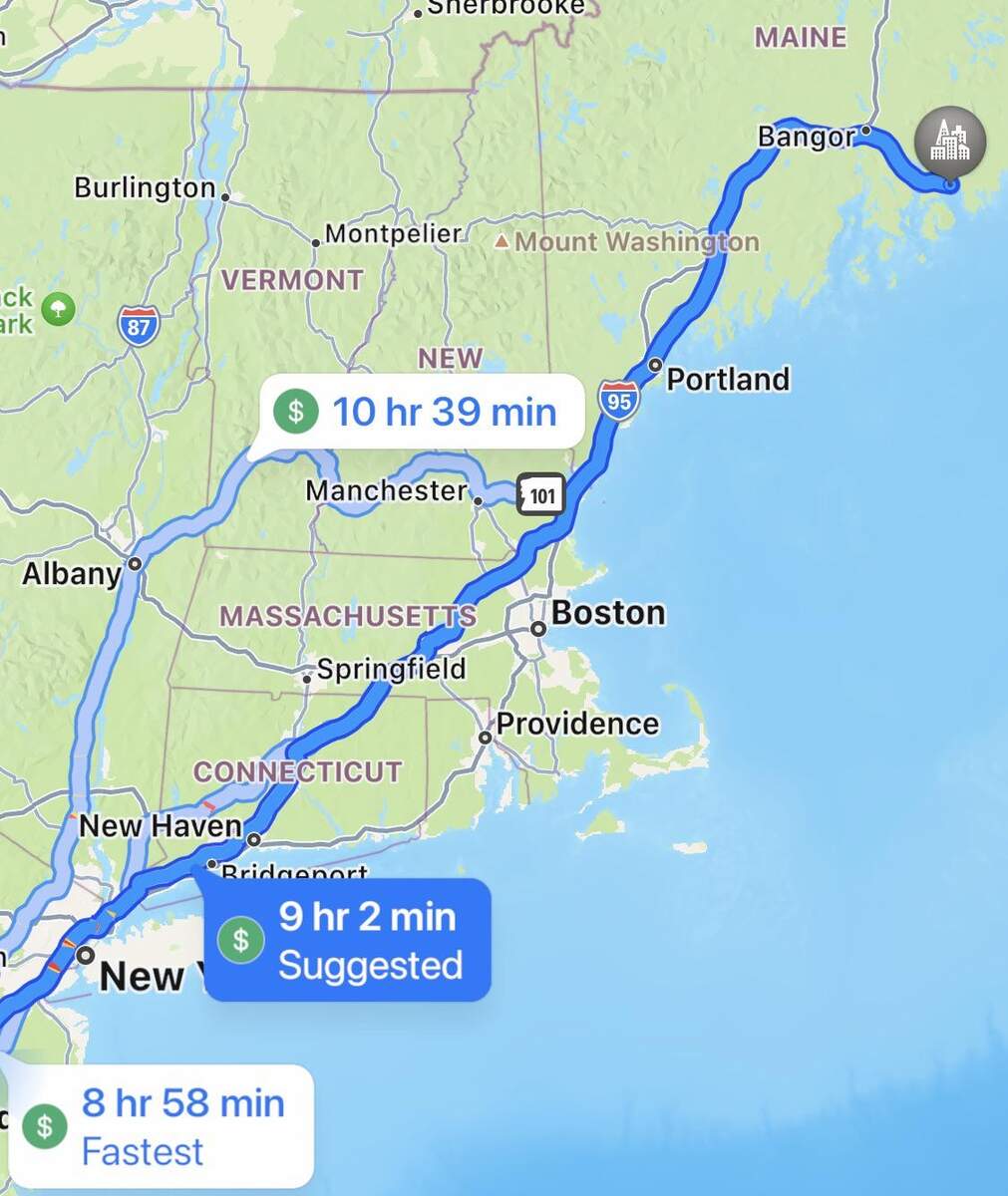 Is It Worth Adding Time To Avoid NYC PA To ME R roadtrip