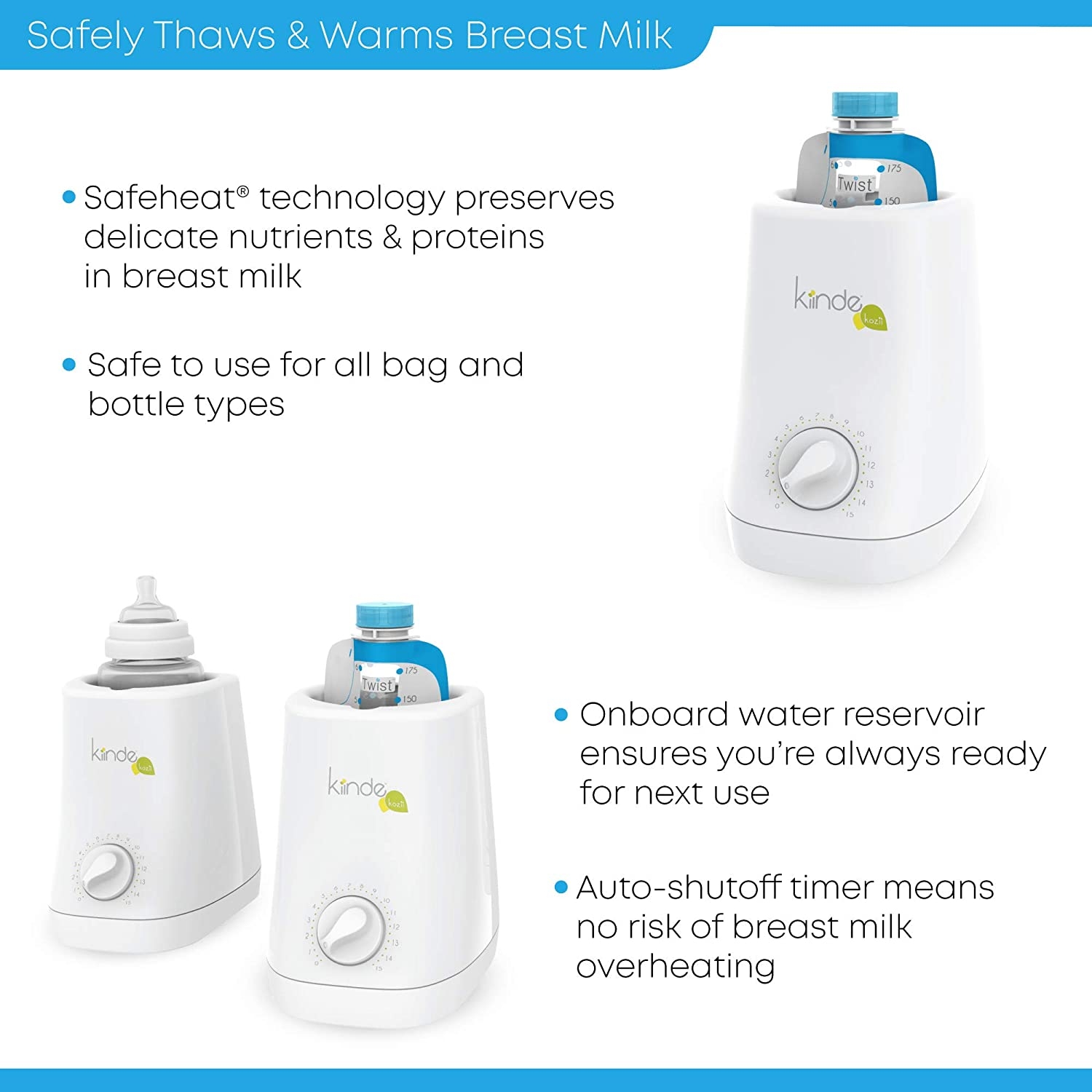 Kozii Baby Bottle Kiinde Kozii Bottle Warmer Manual Kiinde Kozii Bottle Warmer Kiinde Kozii Safeheat Pro