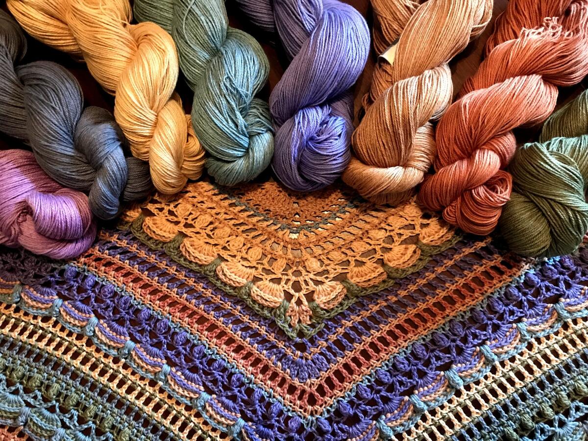 Lost In Time Shawl Kit