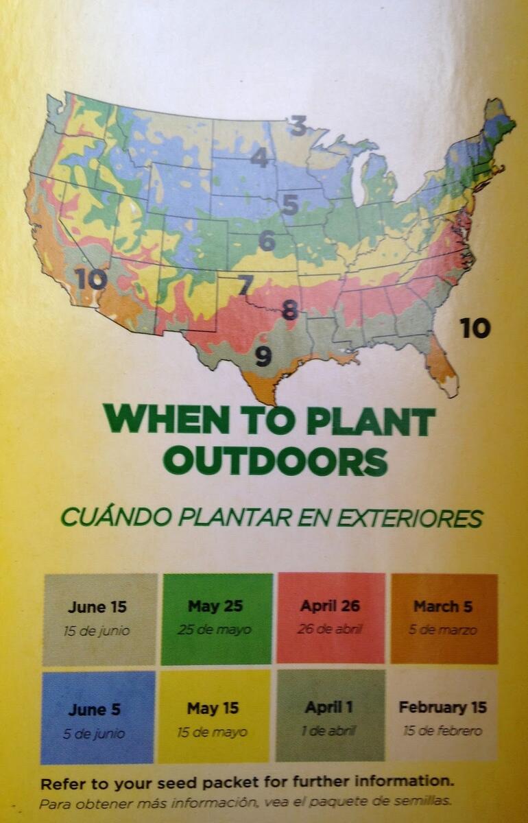 Map Of The Week Time To Plant Map Of The Week Time To Plant
