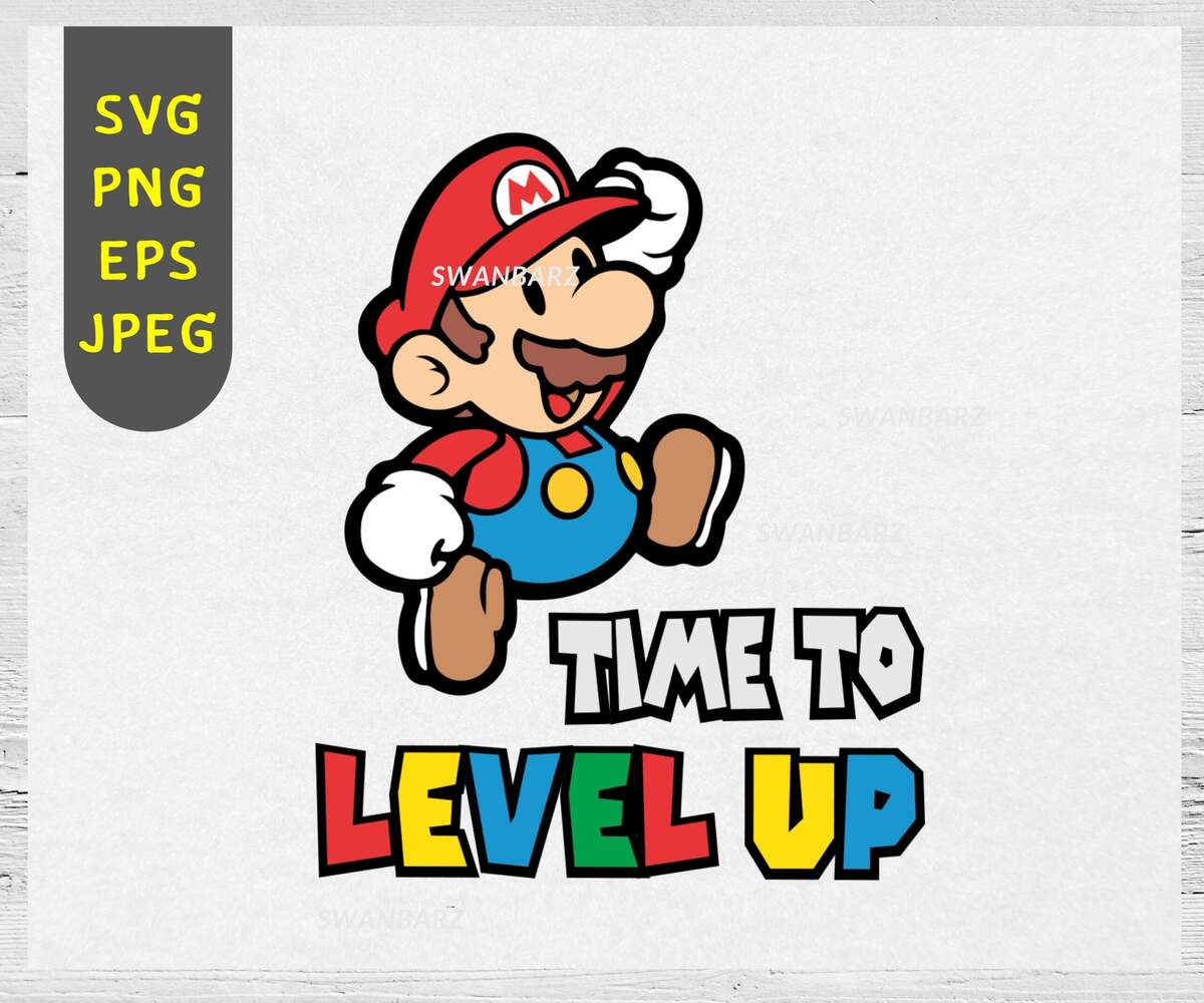 Mario Level Up Etsy Canada