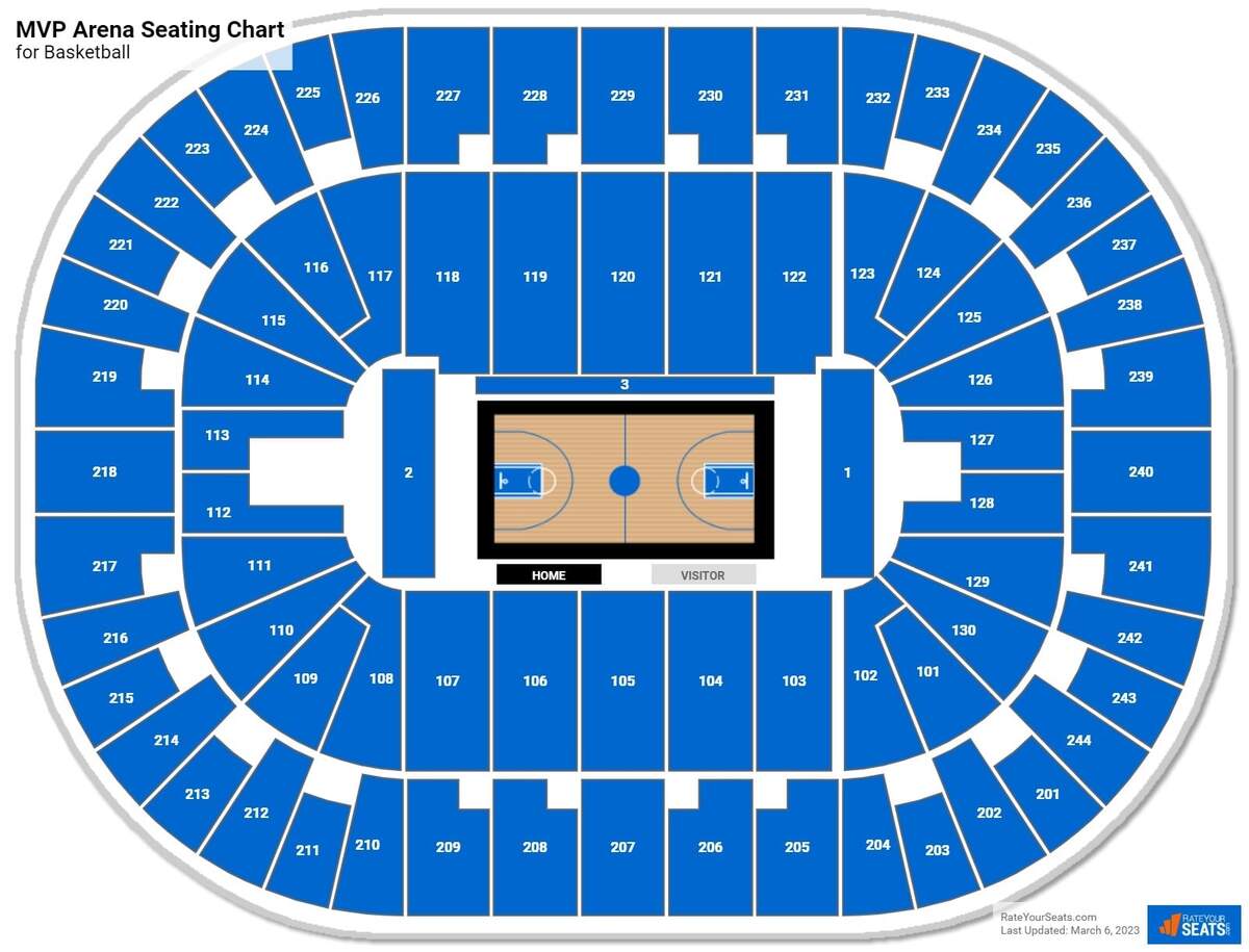 MVP Arena Seating Charts RateYourSeats