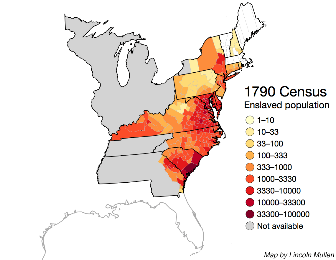 Online Interactive Map Charts The Spread Of Slavery In The United States The Journal Of Blacks In Higher Education