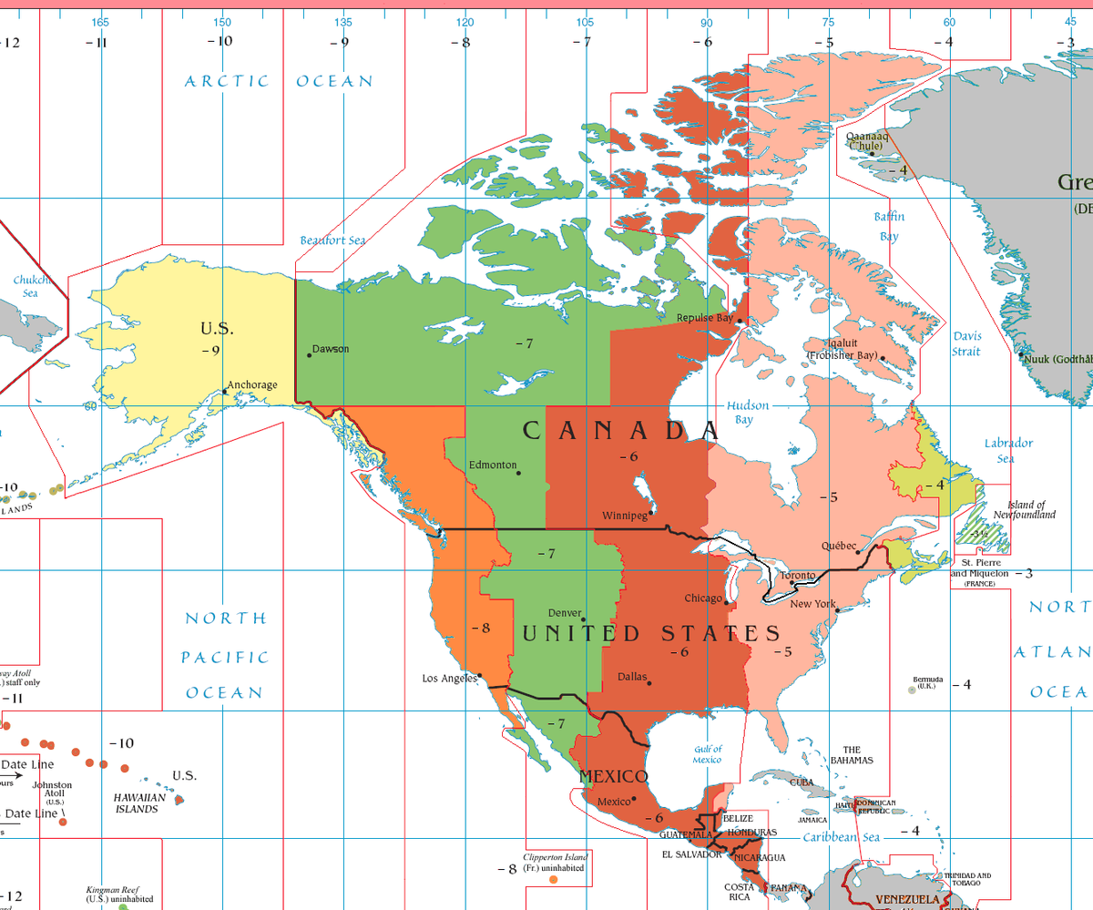 Pacific Time Zone Wikipedia
