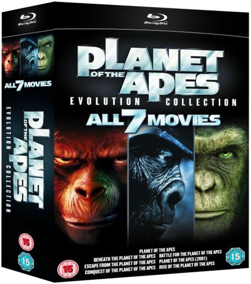 Planet Of The Apes Evolution Collection Blu Ray Zavvi UK Planet Of The Apes Evolution Collection Blu Ray Zavvi UK