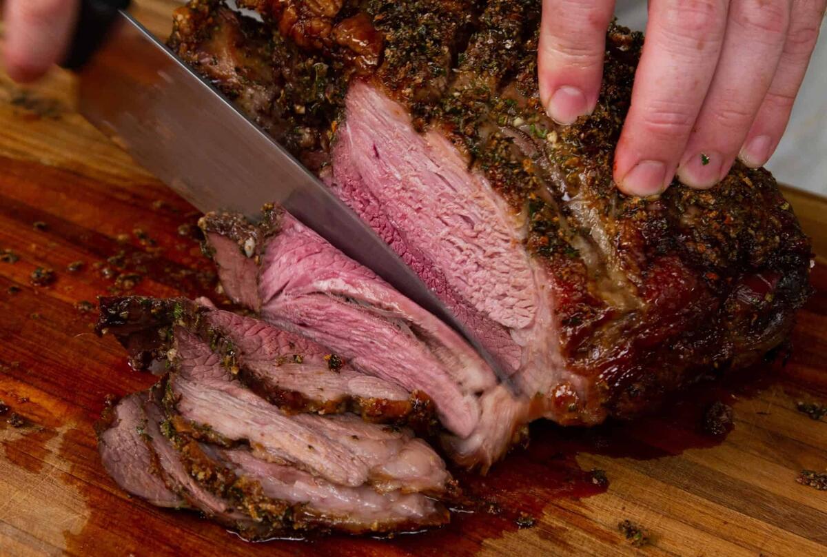 Roast Leg Of Lamb With Garlic Herbs And Temps ThermoWorks