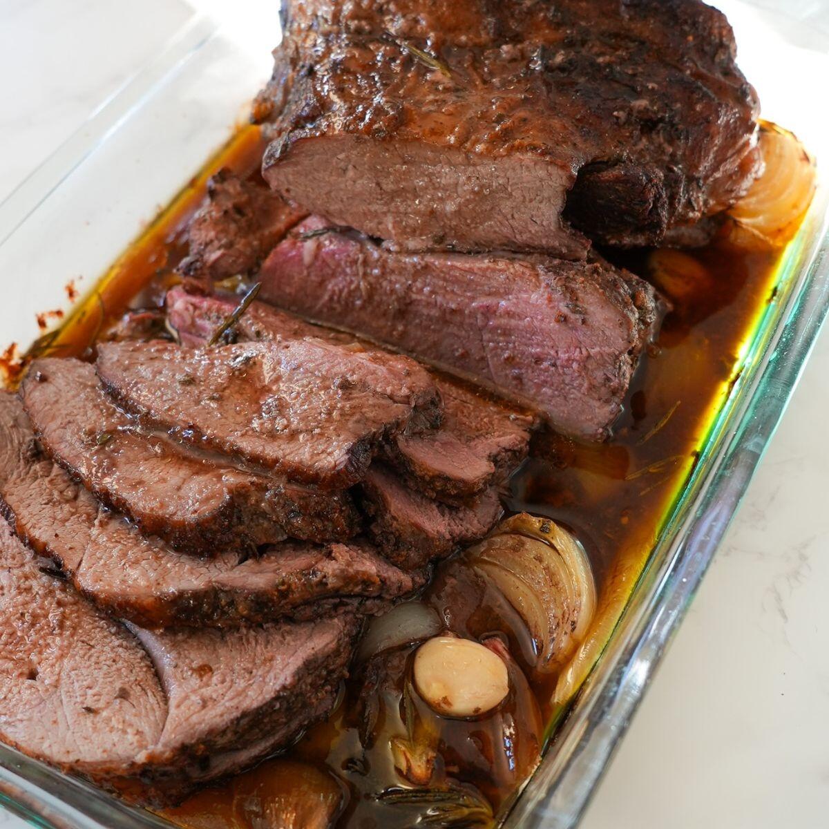 Roast Leg Of Lamb With Garlic Herbs And Temps ThermoWorks