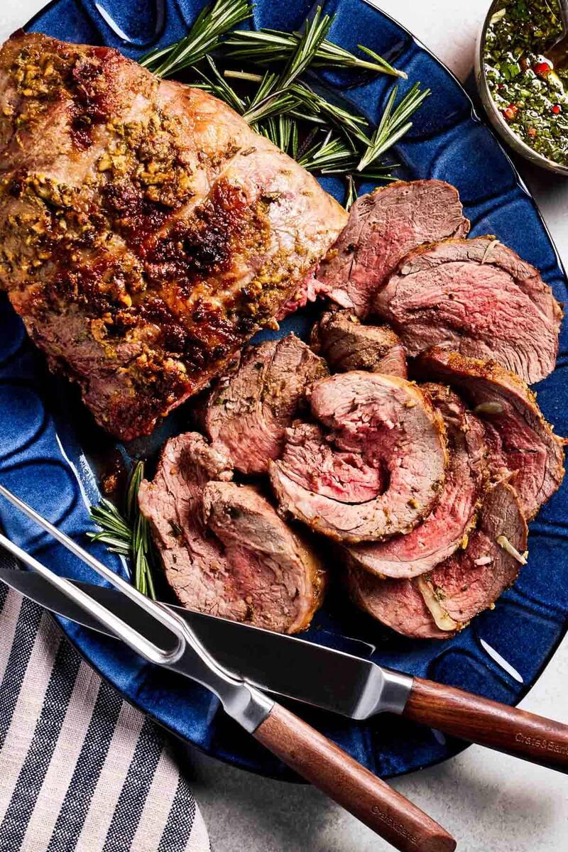 Roasted Boneless Leg Of Lamb With Garlic And Rosemary Foolproof Living