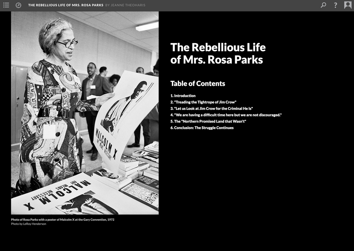 Rosa Parks Biography A Resource For Teaching Rosa Parks Center For The Humanities
