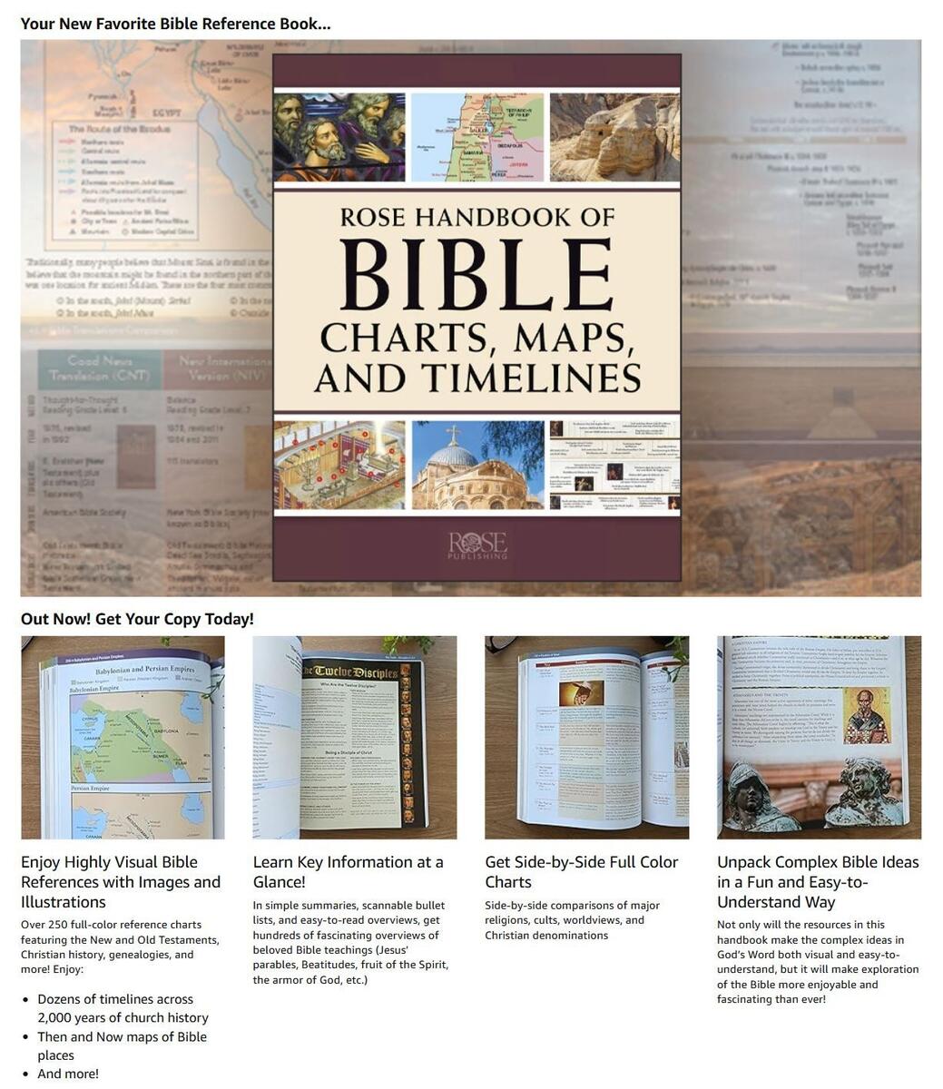 Rose Handbook Of Bible Charts Maps And Timelines 9781496484857 Christianbook Rose Handbook Of Bible Charts Maps And Timelines 9781496484857 Christianbook