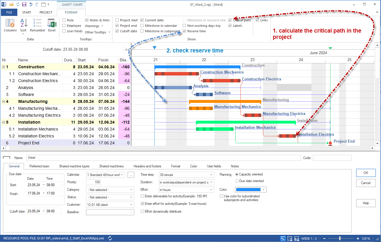 Schedule Reserve Time Buffer Time In Projectsn