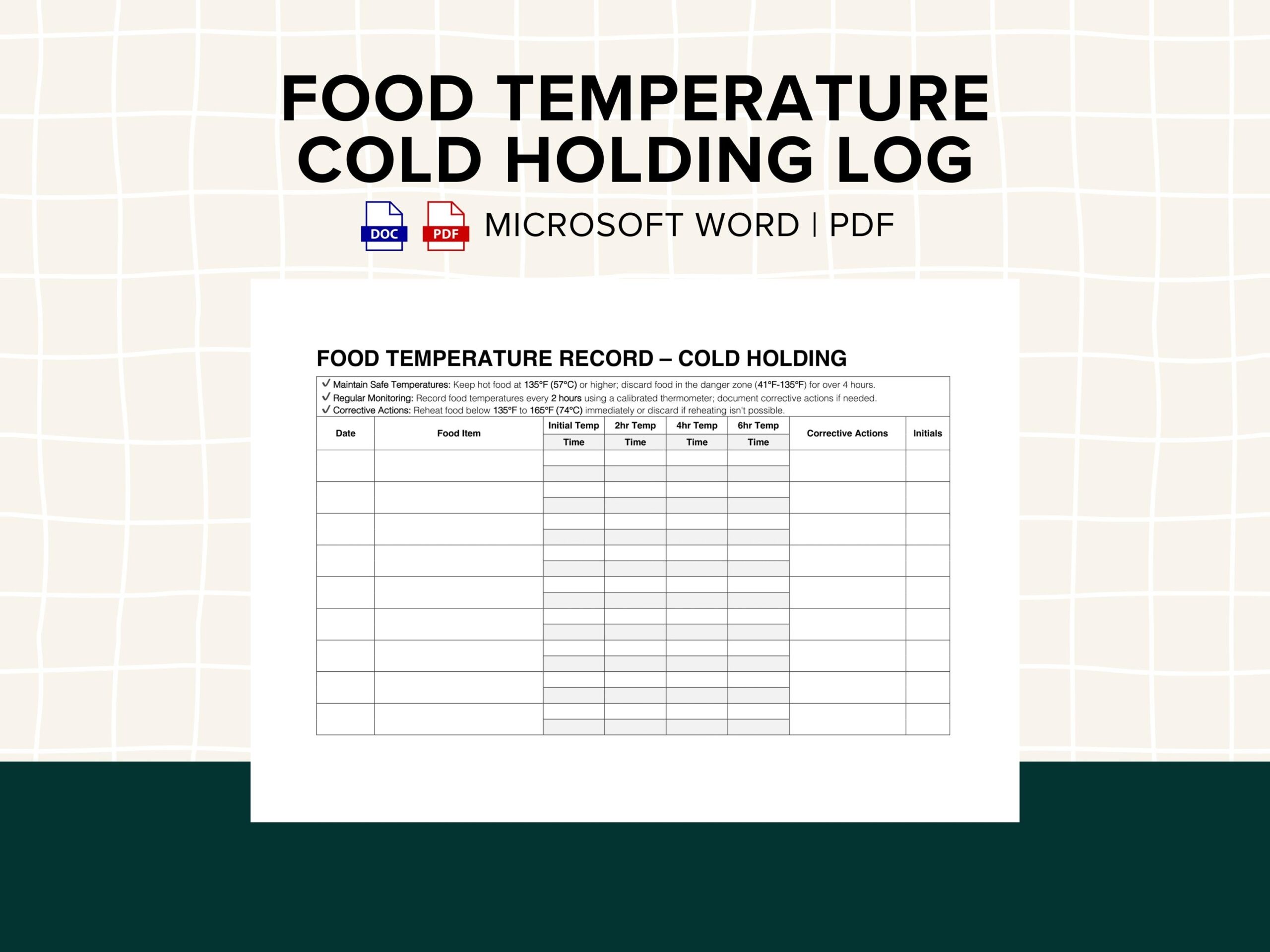Servsafe Temperature Chart SERVSAFE MANAGER AUTO PILOT DIGITAL INTERACTIVE NOTEBOOK 10 Chap