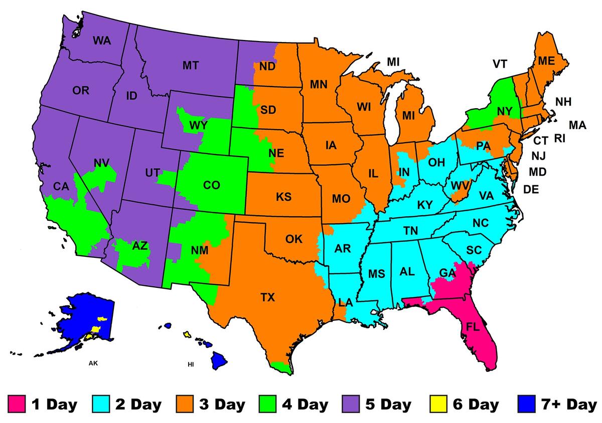 Shipping Transit Times Shipping Transit Times