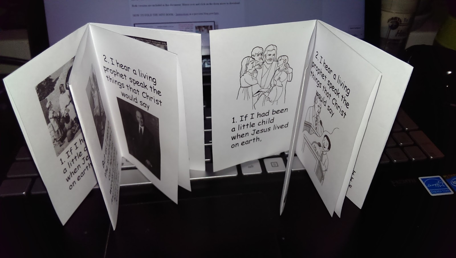 Singing Time And Sunday School If I Listen With My Heart Flip Chart And Mini Books