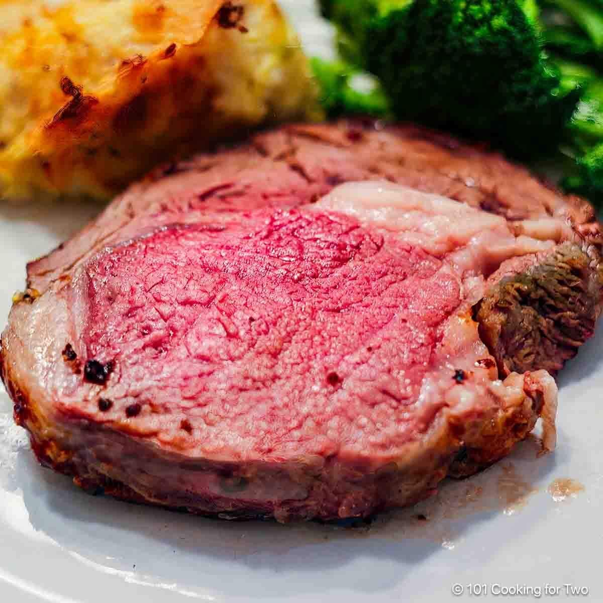 Small Boneless Prime Rib Ribeye Roast Juicy Easy Recipe 101 Cooking For Two
