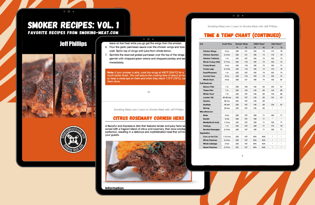 Smoking Times And Temperatures Chart For Beef Pork Poultry