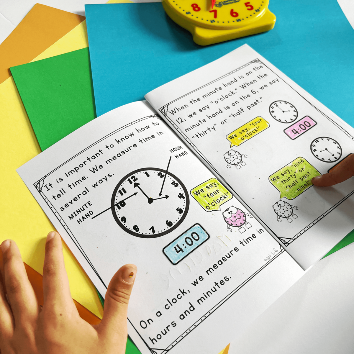 Telling Time 1st Grade 1 MD 3 MA 1 M 2 1 MagiCore